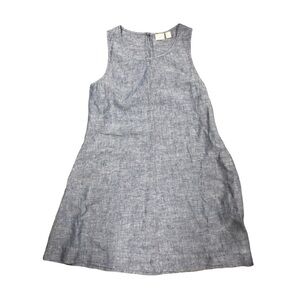 St. Tropez West 100% Linen‎ A-line dress Pockets Womens Size 10 EUC Sleeveless